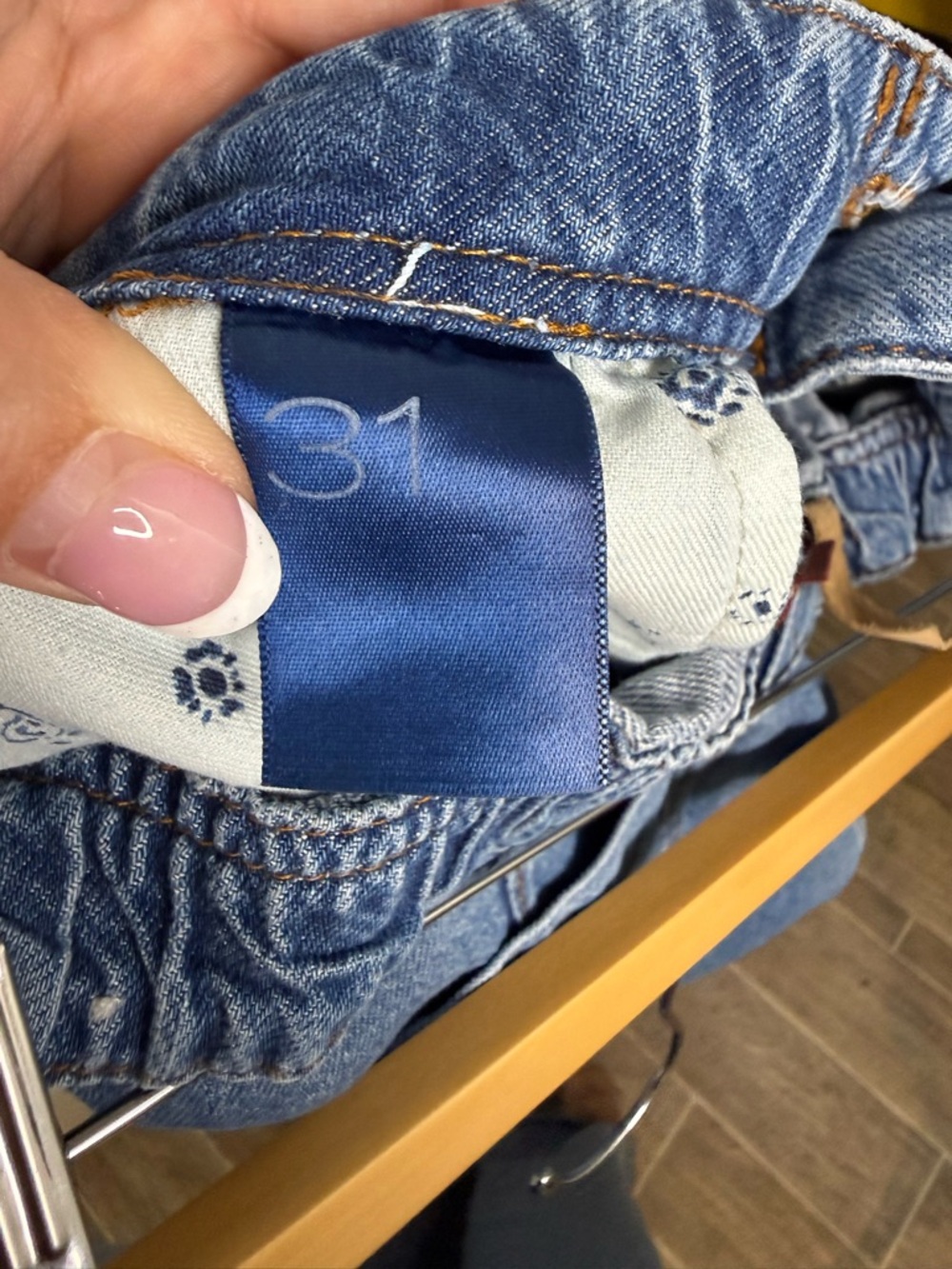 Pilcro Pleated Boyfriend Jeans in Washed Blue - Picture 9 of 9